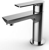 Saqu Design Collection 300 Fonteinkraan - 12.70 cm - Chroom - Messing - Toiletkraan - Koudwaterkraan - WC Kraan