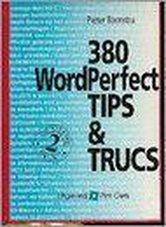 380 WORDPERFECT TIPS EN TRUCS - cover