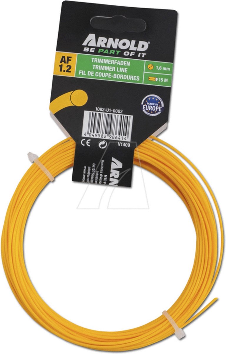 Arnold Trimmerdraad 15 m Ø1,6 mm Copolymer Rond