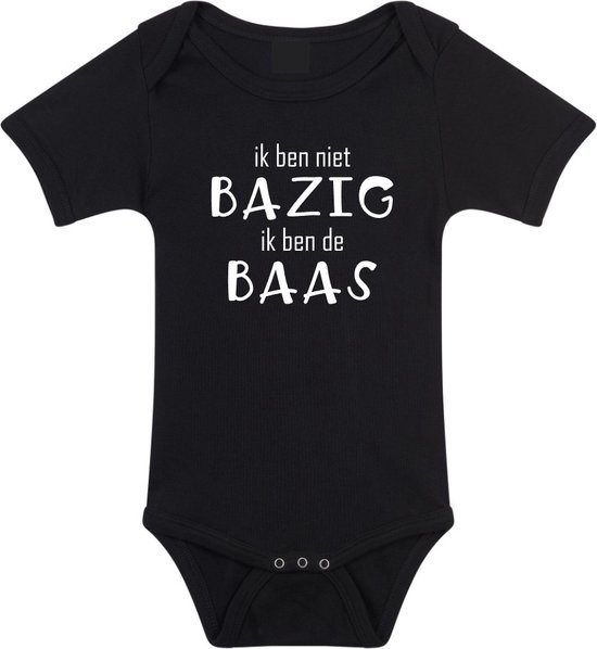 TMHD Text Body I'm Not Bossy Noir Taille 62- 68