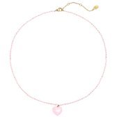 Yehwang - roze ketting Adorable - ketting valentijn - Cadeautje voor Vrouw – Liefdes Verrassing - Valentijn Geschenkset