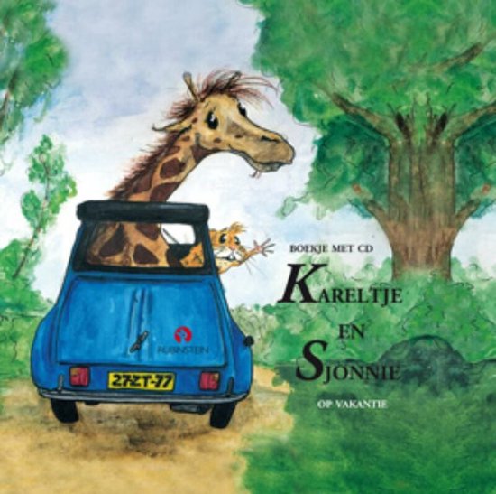 Cover van het boek 'Kareltje en Sjonnie op vakantie + CD' van J. Schuring