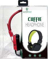 Headset met microfoon kleur rood - Saatchitech