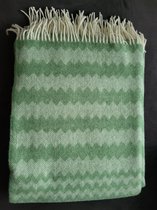 LVL Style Deken - Plaid -Merino wol - 100% Nieuw - 140x200cm - GROEN