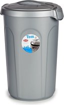 Kerbl Feed Barrel Tom - 16 kg - 46 litres - Gris