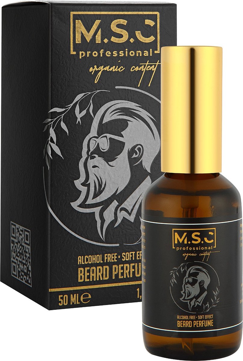 M.S.C Professional baard parfum Alcohol free-Soft Effect Baard baard olie