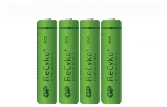 GP 8x AA + 4x AAA ReCyko+ Oplaadbare Batterijen - 12 stuks | bol.com