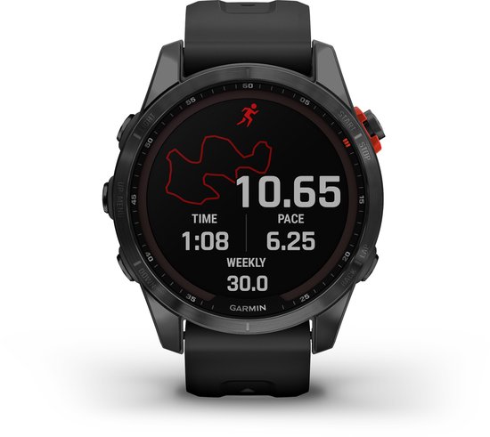 Garmin fenix 7S Solar Multisport Smartwatch - Geavanceerde GPS Watch - Multisport - 10ATM Waterdicht - Zwart