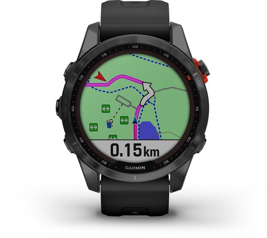 Garmin Fenix 7S Solar Zwart