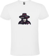 Wit t-shirt met Vendetta groot size XXL