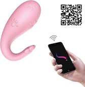 Vibrerend Ei Draadloos Roze Vibrators Voor Vrouwen Clitoris - Vibrator Bullet Met App Control / Afstandbediening - Realistisch - Seksspeeltjes Voor Koppels Op Afstand - Vibrerende