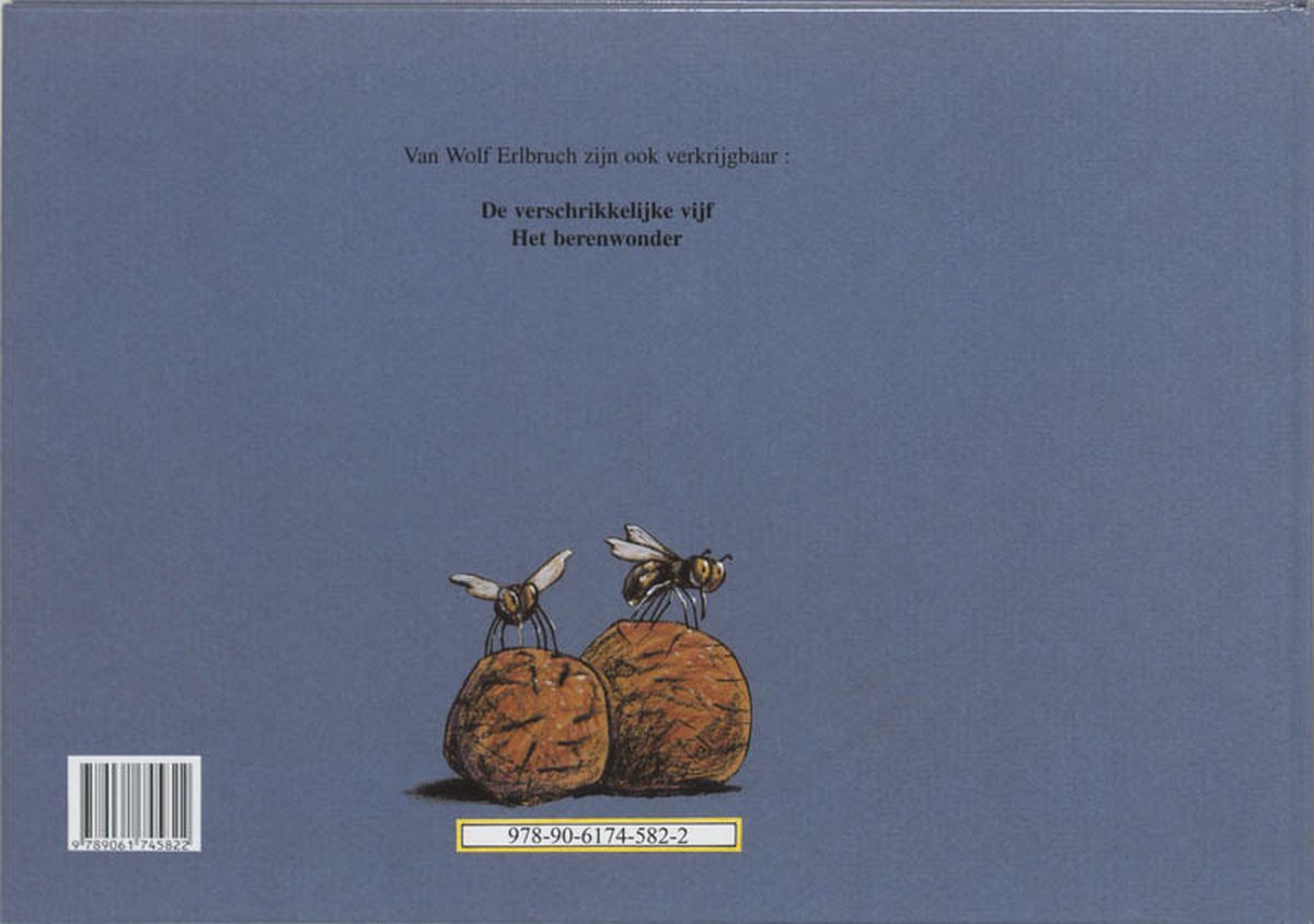 Over een kleine mol die wil weten wie er op zijn kop gepoept heeft - back cover