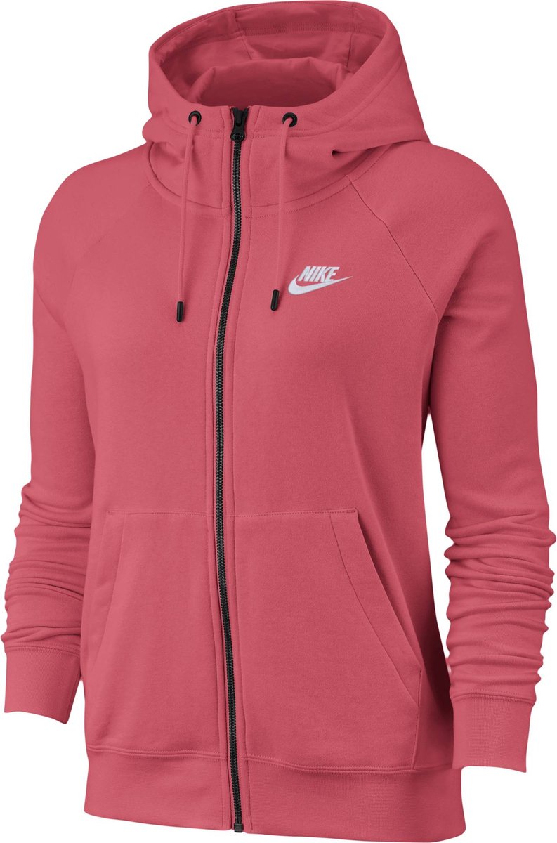 women's nike sportswear essential collection acid washed fleece hoodie