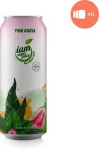 I am Superjuice Pink Guava 12x0,33L - échte pink guava sap gemixt met water - zonder toegevoegde suikers - zonder conserveringsmiddelen - zonder concentraat - exotisch fruitsapje -
