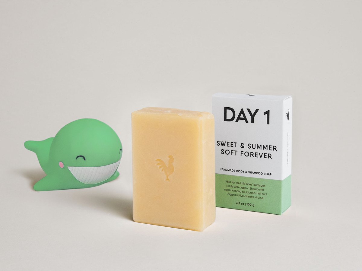 Goedkoopste DAY 1 - Babyzeep - Body & Shampoo Soap Bar - Sweet & Summer Soft forever