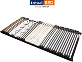 totaalBED - Lattenbodem Medi 5000 - 7 comfortzones - 90x210cm - vlakke bedbodem