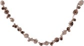 LuxuryLiving - Krans - DKD Home Decor - Zilver - Kerstmis - Hout - 7 x 7 x 110 cm