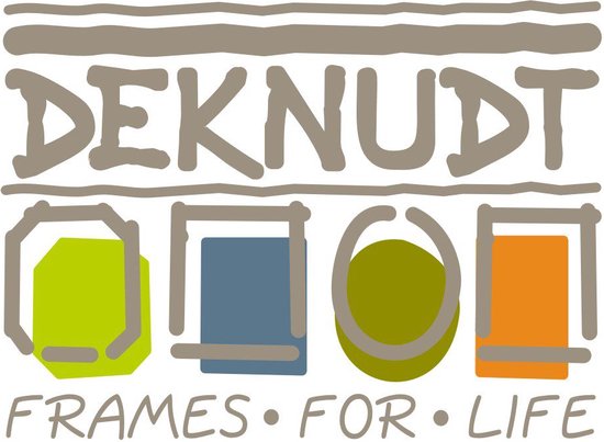 Deknudt Frames argent, cadre étroit en bois