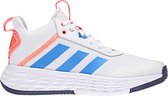 adidas OwnTheGame 2.0 kinderen - Sportschoenen - wit/blauw - maat 35 1/3