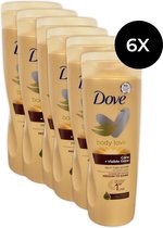 Dove Body Love Care + Visibe Glow Self-Tan Lotion 400 ml - medium to dark (6 stuks)