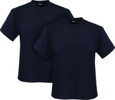 Adamo T-shirt ronde hals Marlon navy 2-pack (Maat: 3XL)