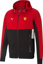 Puma Ferrari Race Hoodie 599838-02, Mannen, Rood, Sweatshirt, maat: XS