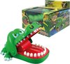 Afbeelding van het spelletje Stronck Games Stroncky de Kroko het bijtende krokodil spel - Bijtende krokodil met kiespijn kinderspel - Familiespel - Drankspel - Groen