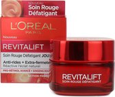 L'Oréal Revitalift Red Anti-fatigue + Extra Firmness + Anti-Wrinkle Dagcrème - 40+ (Franse tekst)
