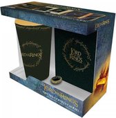 Lord Of The Rings - Pack glass 400ml + pin's + notebook A6