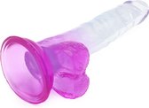 Kiotos Cox Color Gekleurde Dildo 05 - transparant/paars