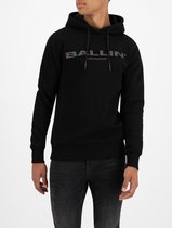 Ballin Amsterdam -  Heren Slim Fit   Hoodie  - Zwart - Maat XL