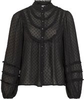 Vila VIAITANA L/S SHIRT Dames Top Black  - Maat  42