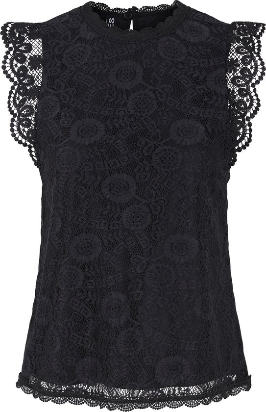 PIECES PCOLLINE SL LACE TOP NOOS BC Dames Tanktop - Maat L