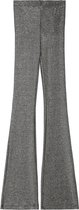 Glitter flared pants dames broek