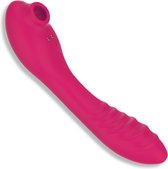 PureVibe® Vibrating Air-Pulse Massager | 3-in-1 Verwarmde Luchtdruk Vibrator | 20 standen | G-spot & Clitoris Stimulator | Clitoris Zuiger en Clit Sucker | Vibrators voor vrouwen | Dildo | Se