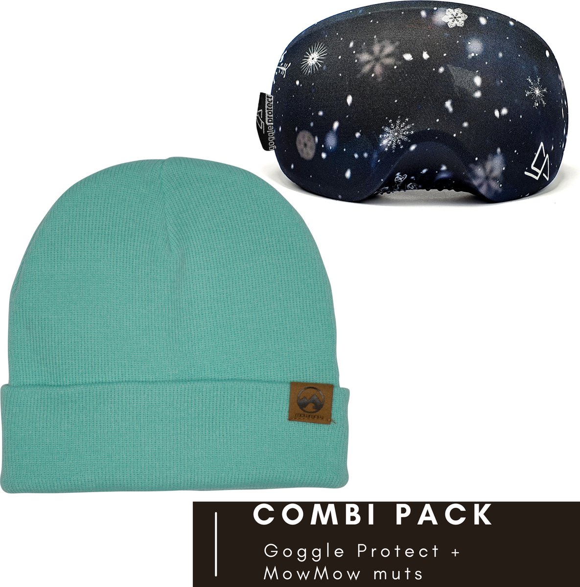 Goggle Protect Beschermhoes + MowMow Muts - voordeelpack - beanie - hoes