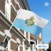 Vlag San Marino 100x150cm - Spunpoly