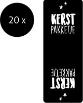 10 x Sluitsticker Kerstpakket - Kerstpakketje - Extra Grote Sluitsticker Om Een Pakket Af Te Sluiten - 14,3 x 5,5 cm - Kerst - Kerststicker