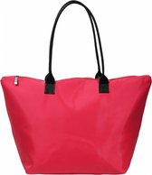 Dames - Schoudertas - Handtas - Bag - Shopper - Canvas - boodschappentas - Tote - Rood