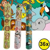 Decopatent® Handout Cadeaux à distribuer 36 PIECES Jungle Animaux Clap Arms - Treat Handout Gifts for Kids - Jouets Treats