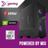 Powered by MSI Game PC Intel i5 10400, GeForce GTX1650, 16GB, 1TB NVME SSD