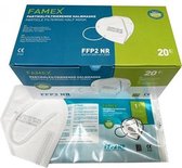 Famex - 20 stuks - FFP2 Mondkapjes - Mondmaskers - Medisch - Per stuk verpakt - Wit