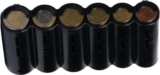 Euro muntenopbergbox voor de auto, muntenhouder, muntenverzamelaar, Euro Coin Dispenser Euro muntenopbergbox voor de auto, muntenhouder, muntenverzamelaar, Euro Coin Dispenser