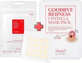 Korean Skin 2 Pack Face Mask Set: Benton Goodbye Redness (1) + COSRX Pimple Patch (1) - Korean Beauty - Gezichtsmaskers - Puistjes - Verminderd Roodheid - Centella - Aloe Vera - Huidbeschermi