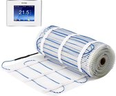 Set 4m² Mat 150Watt/m² + Wifi Thermostaat | Vloerverwarmingsmat Set 4m² | 150Watt/m² + 4iE Smart WIFI Thermostaat van WARMUP  | Elektrische vloerverwarming