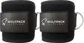 Wolfpack Lifting -  Ankle Strap -  Zwart/Wit - One Size