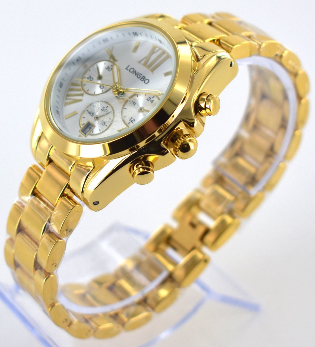 Longbo Montre Femme Or/ Argent Ø 40mm (Product Video) bol