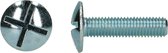 Metaalschroef met dubbele gleuf M4x16 Zn/12