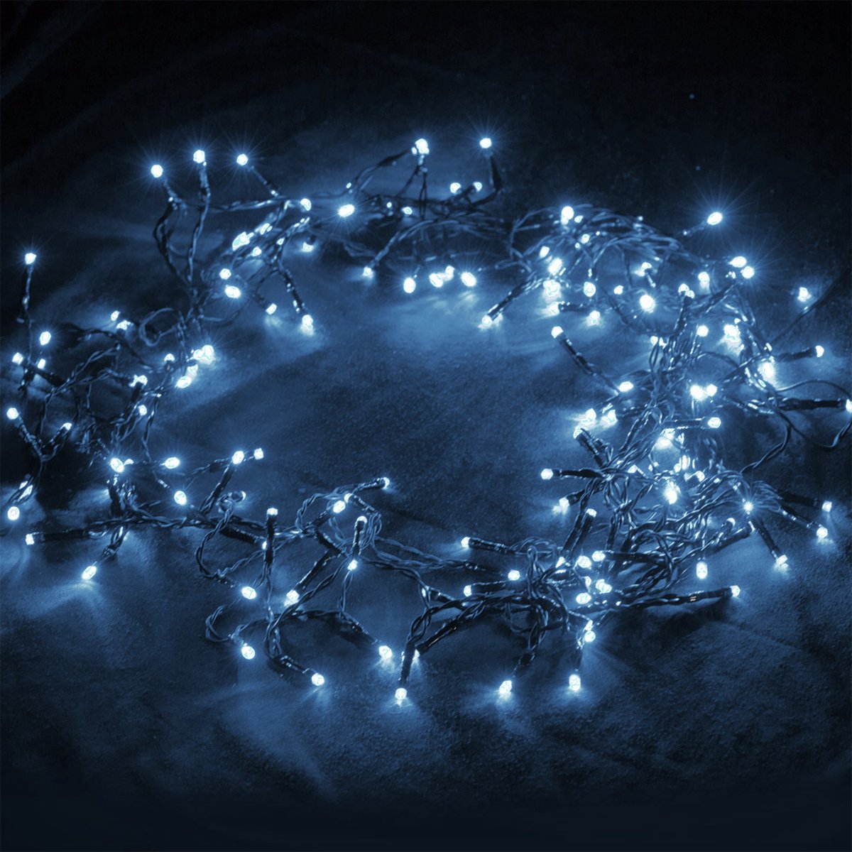 Deuba Lichtsnoer - 100 LED`s Timer 8 Lichtstanden 7m – Blauw