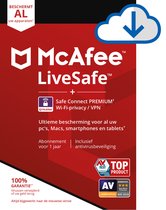 Bol.com McAfee Total Protection 10 apparaten + McAfee VPN Premium 5 apparaten - PC/Mac/iOS/Android Download aanbieding
